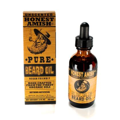 Imagem de Óleo de barba Honest Amish Pure, sem fragrância, 60 ml