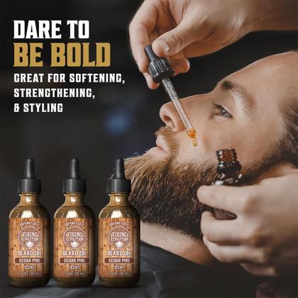 Imagem de Óleo de barba Viking Revolution Natural Argan e Jojoba, 90 ml, pacote com 3 unidades