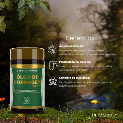 Imagem de Oleo de borragem green hf suplementos 60 caps
