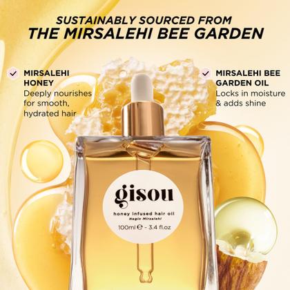 Imagem de Óleo de Cabelo Gisou Honey Infundido com Mel Mirsalehi - 50ml (Viagem)