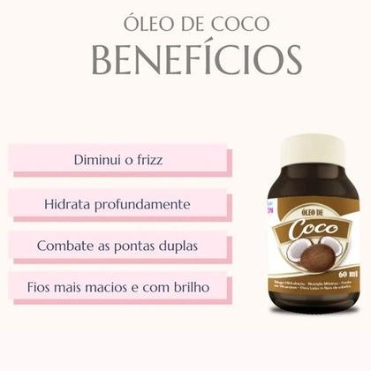Imagem de Óleo de COCO Capilar 100% Óleo Vegetal Máxima Nutrição - Le Salon Pro 60ml