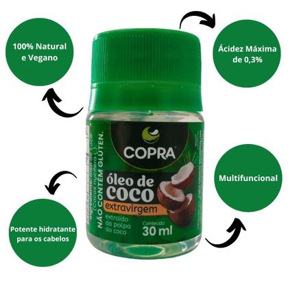 Imagem de Óleo de Coco Copra Extravirgem 30ml