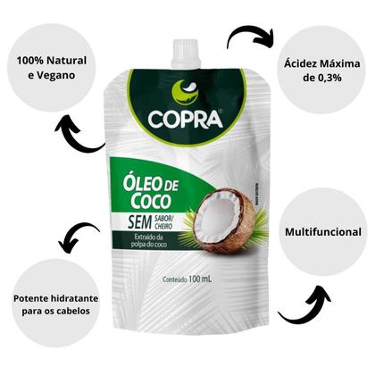 Imagem de Óleo de Coco Copra Sem Sabor Pouch 100ml
