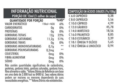 Imagem de Óleo de Coco Extra Virgem 200ml Apisnutri - SV