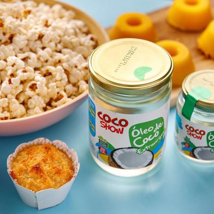 Imagem de Óleo de Coco Extra Virgem 500ml Vidro Coco Show - Copra
