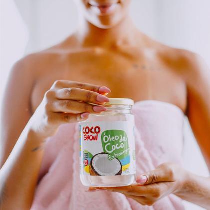 Imagem de Óleo de Coco Extra Virgem 500ml Vidro Coco Show - Copra