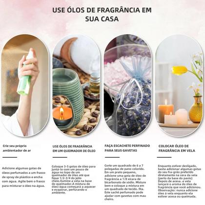 Imagem de Óleo de Fragrância Coco Baunilha Café Opium Preto 10ml - PHATOIL - Para Difusor de Velas e Sabonetes