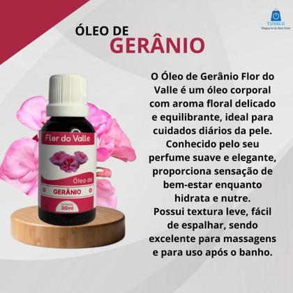 Imagem de Óleo de Gerânio - Flor do Valle 30ml