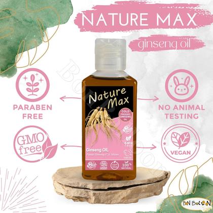 Imagem de Óleo de ginseng Nature Max 100% puro prensado a frio 80mL
