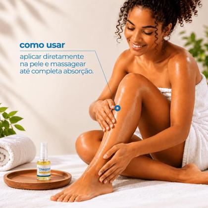 Imagem de Óleo de Girassol Ozonizado Oleozon 30ml Natural Hidratante Restaurador Corporal Facial