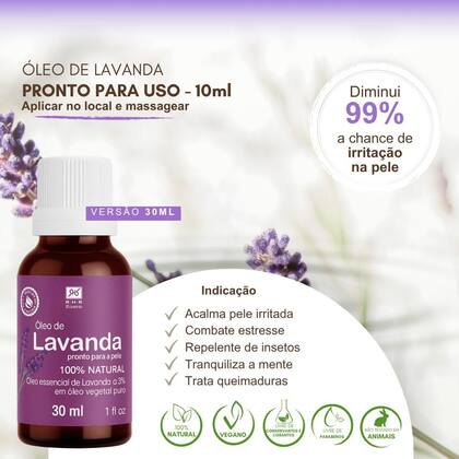 Imagem de Óleo De Lavanda 30ml - Pronto Para Pele