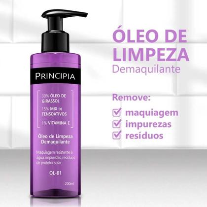 Imagem de Óleo De Limpeza Demaquilante OL-01 Principia 200ml