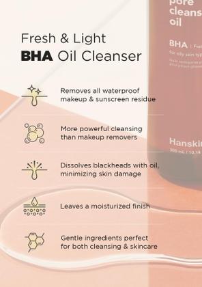 Imagem de Óleo de limpeza Hanskin BHA Pore Gentle Blackhead 300mL