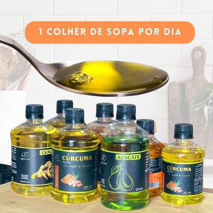 Imagem de Óleo De Linhaça Dourada Puro 100% Natural 500ml Kit Com 2un