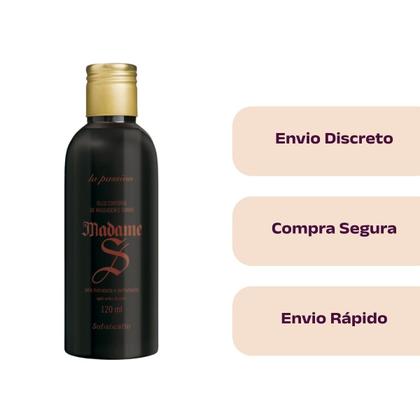 Imagem de Óleo de Massagem Corporal Madame S Relaxante Atração Sensual Intima 120ml