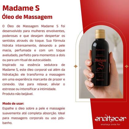 Imagem de Óleo de Massagem Corporal Madame S Relaxante Atração Sensual Intima 120ml
