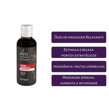 Imagem de Óleo de Massagem Sensual Relaxante Corporal Intimo 120ml