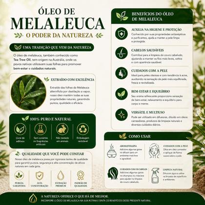 Imagem de Óleo de Melaleuca (Tea Tree) 100% Puro  20 ml