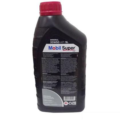 Imagem de Óleo de Motor Mobil Super Mineral 20W50 API SL 1L
