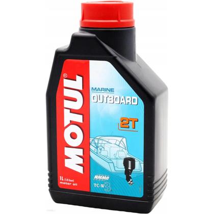 Imagem de Óleo de Motor Náutico Motul Outboard Marine Mineral Tc-w Tc-wii Popa Barco Jet Ski Lancha 2 Tempos - 1 Litro