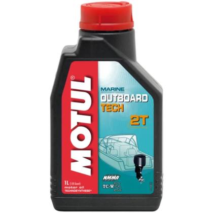 Imagem de Óleo de Motor Náutico Motul Outboard Tech 2T Semi Sintético Jet Ski Barco Lancha - 2 Litros