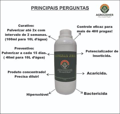 Imagem de Óleo De Neem Concentrado 1 LITRO (Rende Até 300 Litros) - Agrolidher