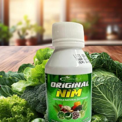 Imagem de Óleo de Neem Concentrado 200ml Quimiagri Inseticida Natural para Plantas