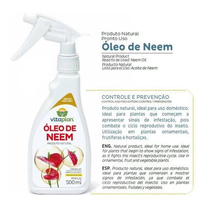 Imagem de Óleo De Neem Contra Insetos-Cochonilhas E Pulgões 500 Ml