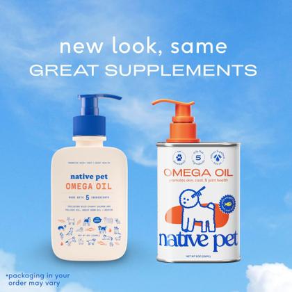 Imagem de Óleo de peixe para cães Native Pet Omega 3 240 ml com óleo de salmão
