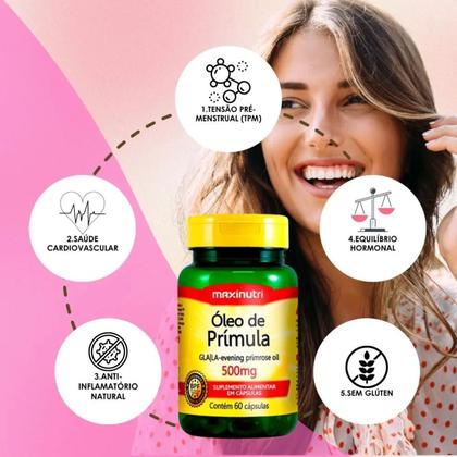 Imagem de Oleo De Primula 500Mg C60 Maxinutri