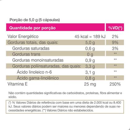 Imagem de Óleo de Prímula Boraprim 1000mg 60 Capsulas Vitafor
