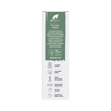 Imagem de Óleo de recuperação Dr. Organic Ageless Overnight 30 ml com algas marinhas