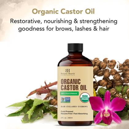 Imagem de Óleo de Rícino Orgânico Botanic Hearth - 60ml - Prensado a Frio