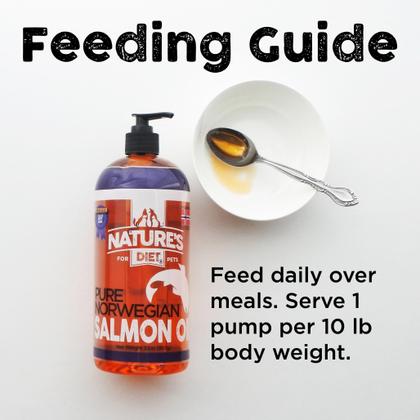 Imagem de Óleo de salmão Nature's Diet 946ml para cães e gatos