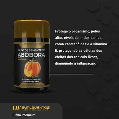 Imagem de Oleo de semente de abobora 1400mg 60caps hf suplements