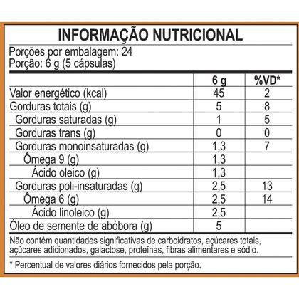 Imagem de Óleo de Semente de Abóbora Unilife 120 Cápsulas