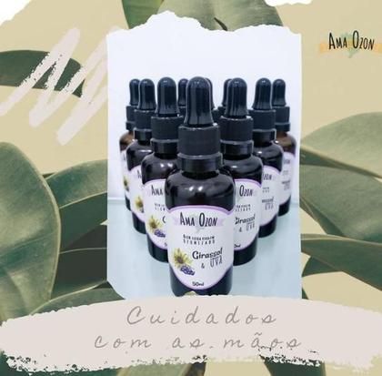 Imagem de Óleo de Semente de Uva Ozonizado c/ Óleo de Ozônio de Girassol Concentrado AmaOzon N10 50ml
