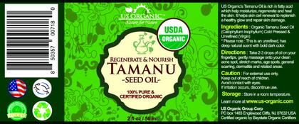 Imagem de Óleo de tamanu orgânico americano 100% puro virgem prensado a frio 56mL