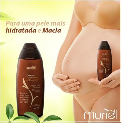 Imagem de Óleo Desodorante Corporal Amêndoa E Colágeno 100ml Muriel