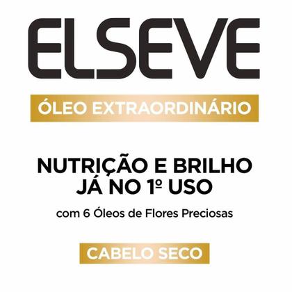 Imagem de Óleo Elseve Extraordinário 100mL Nutrição Para Cabelos Secos