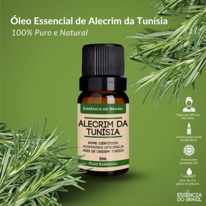 Imagem de Óleo Essencial Alecrim da Tunísia 10ml Orgânico Natural Puro