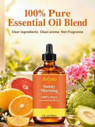 Imagem de Óleo Essencial AromaLYA Blend Cítrico Manhã Ensolarada 120ml