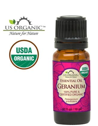Imagem de Óleo essencial de gerânio orgânico americano 100% puro 10mL