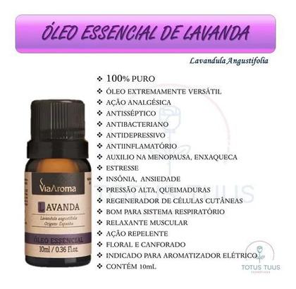 Imagem de Óleo Essencial de Lavanda + Tea Tree (melaleuca) Via Aroma