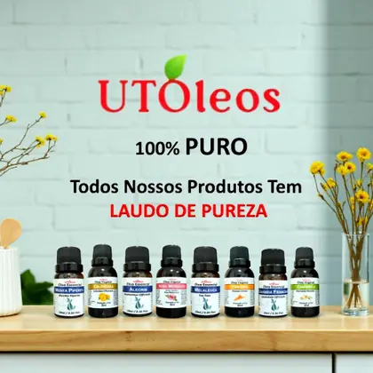 Imagem de Óleo Essencial de Melaleuca (Tea Tree) - 100% Puro - Frasco vidro com gotejador