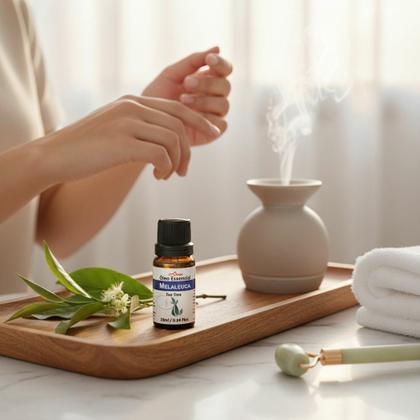 Imagem de Óleo Essencial de Melaleuca (Tea Tree) - 100% Puro - Frasco vidro com gotejador