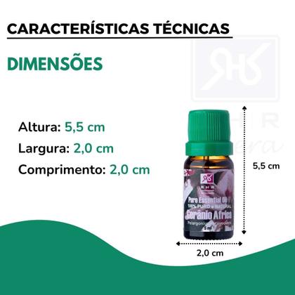 Imagem de Óleo Essencial Gerânio África 5ml - 100% Puro