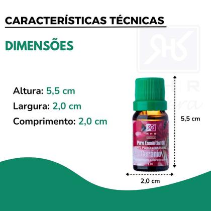 Imagem de Óleo Essencial Gerânio Bourbon 5ml - 100% Puro
