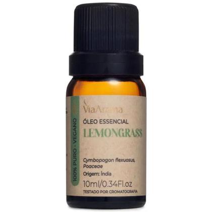 Imagem de Óleo Essencial Lemongrass (capim Limão) Via Aroma 10ml - 2 Unidades