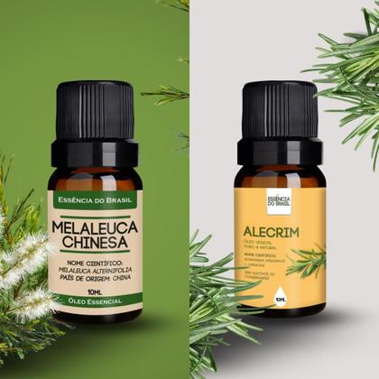 Imagem de Óleo Essencial Melaleuca Chinesa + Vegetal de Alecrim 10ml